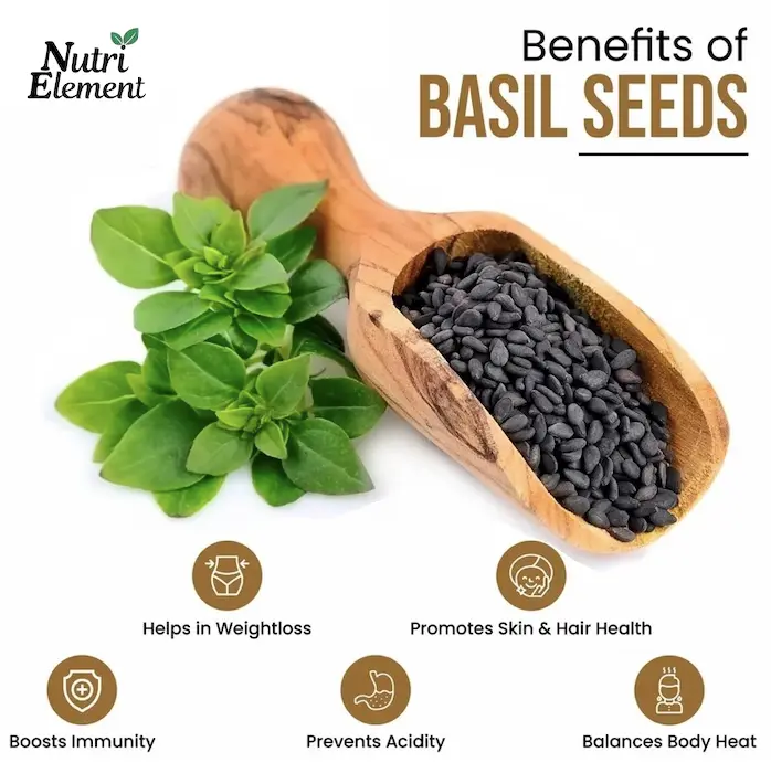 Basil seeds Nutri element benefits.webp